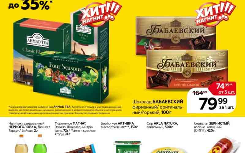 магнит акции