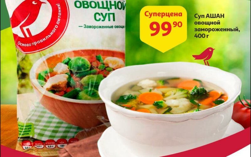 ашан акции