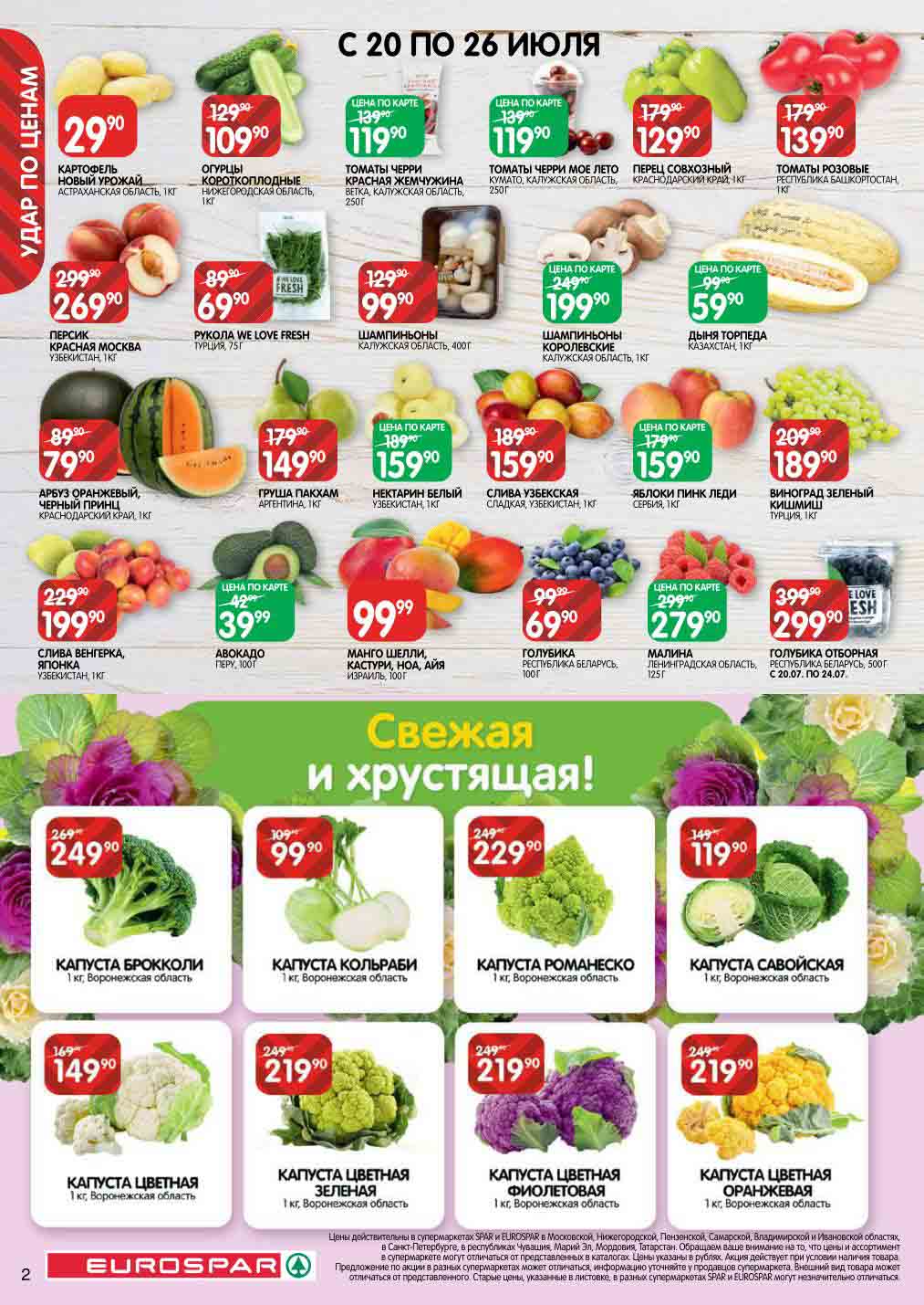 Евроспар акции с 4 июля