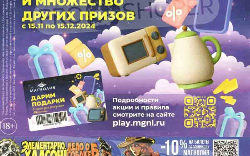 магнолия акции с 19 ноября 2024