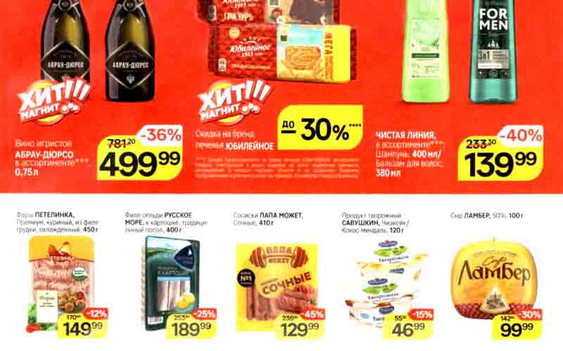 Магнит акции с 12 февраля 2025