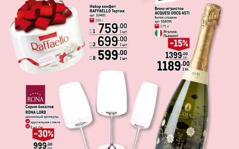 метро акции к 8 марта 2025