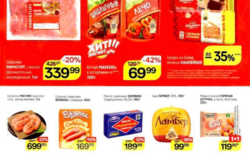 Магнит акции с 30 апреля 2025 - обзор скидок на моСкидка.ру