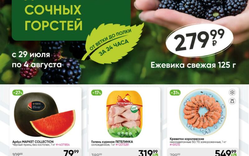 перекресток акции с 29 июля 2025