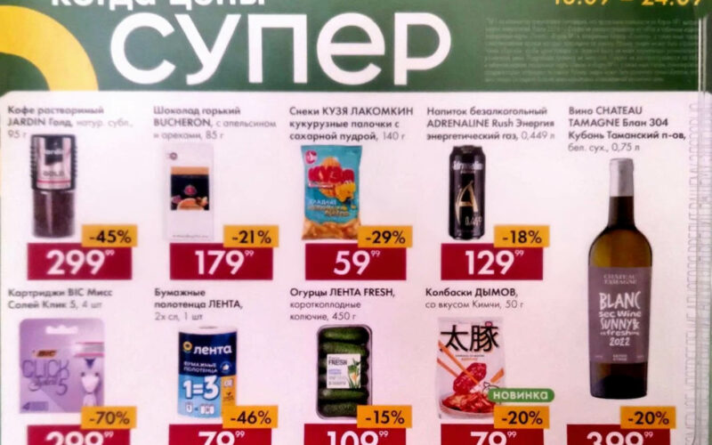 лента акции дня с 18 сентября 2025