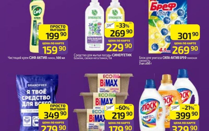 дикси акции на бытовую химию с 13 октября 2025