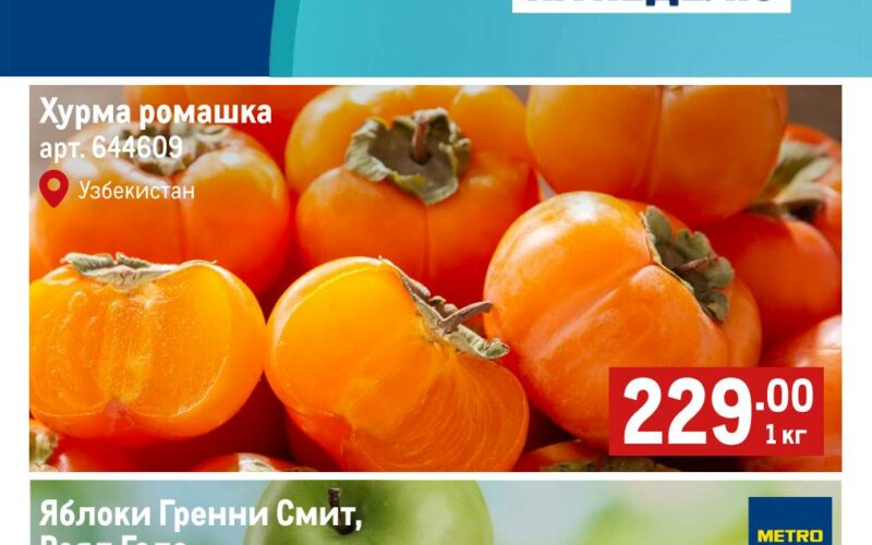 метро акции на фрукты с 6 ноября 2025