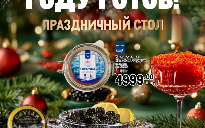 метро новогодние акции 2025