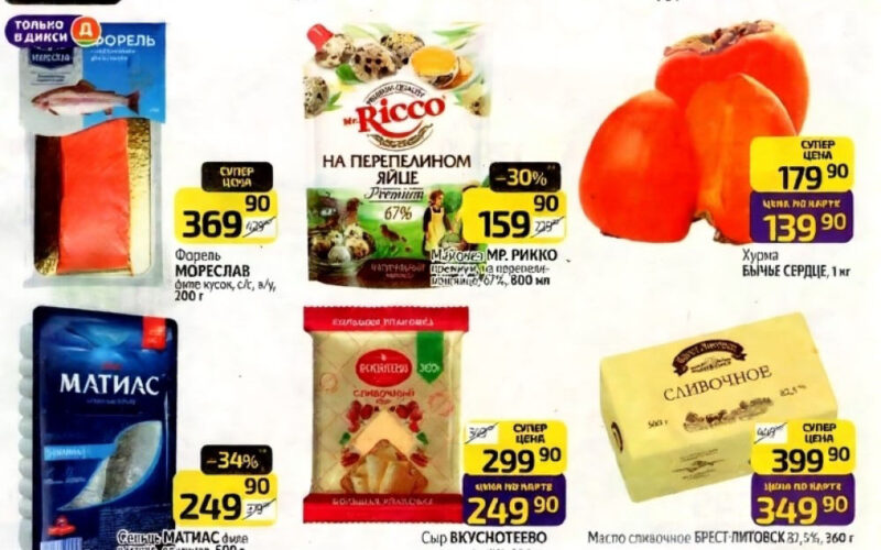 дикси акции с 15 декабря 2025