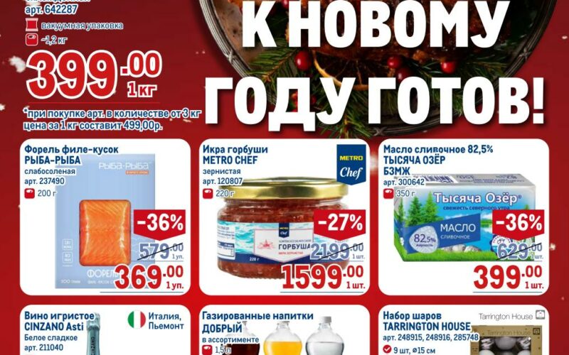 метро акции с 18 декабря 2025