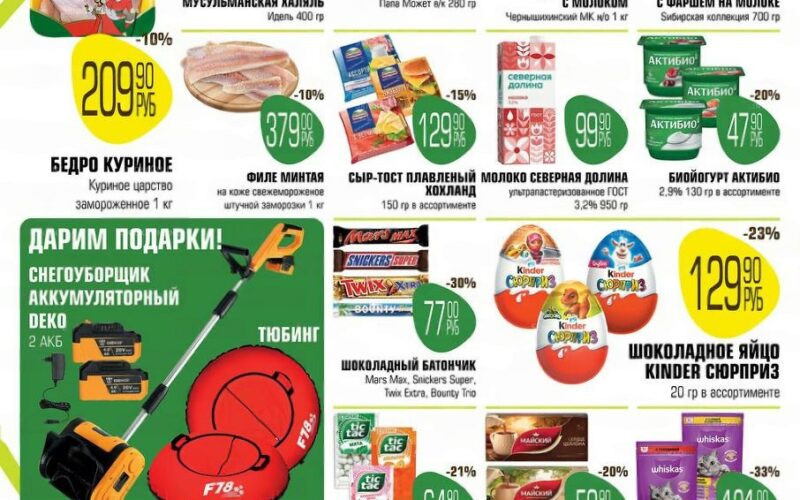 авокадо акции с 26 января 2026