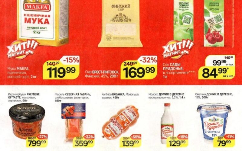 магнит акции с 18 февраля 2026