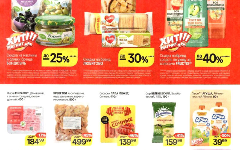 магнит акции с 25 февраля 2026