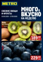 метро акции на фрукты с 21 мая 2026