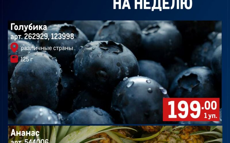 метро акции на фрукты с 4 июня 2026