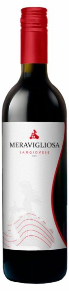 Вино Meravigliosa Sangiovese красное сухое Италия, 0,75 л