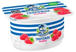 Творожок «Простоквашино» c малиной 3,6% БЗМЖ, 110 г