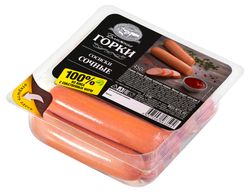 Сосиски вареные «Ближние горки» Сочные из свинины и курицы, 450 г