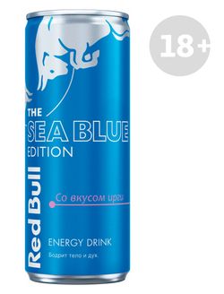 Напиток энергетический Red Bull Sea Blue Edition ирга, 250 мл