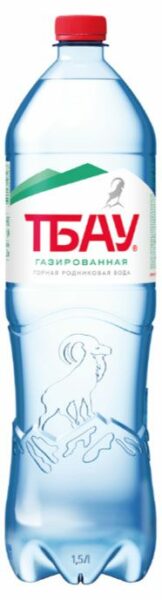 Вода минеральная «ТБАУ» газированная, 1,5 л
