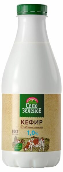 Кефир «Село Зеленое» пэт бутылка 1% БЗМЖ, 930 г