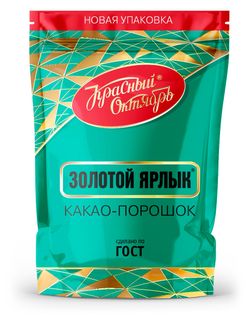 Какао-порошок «Красный октябрь» Золотой ярлык, 185 г
