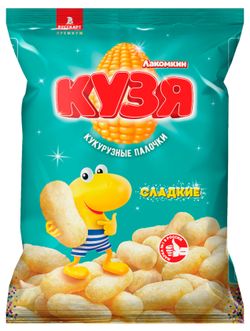 Палочки кукурузные «Русскарт» КУЗЯ Лакомкин сладкие, 100 г