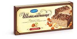 Торт вафельный «Шоколадница» с фундуком, 230 г