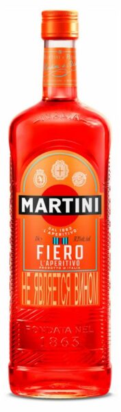 Вермут Martini Fiero красный сладкий Италия, 1 л