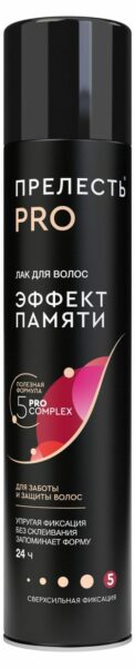 Лак для волос Прелесть Professional Эффект памяти ССФ, 300 мл