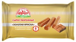 Сырок глазированный творожный «Свитлогорье» Золотая ириска батончики 6 шт 23% БЗМЖ, 180 г