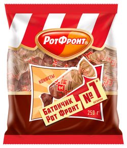 Конфеты «Рот Фронт» Батончики шоколадно-сливочные, 250 г