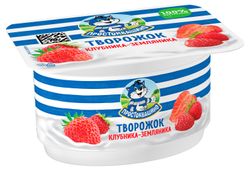 Творожок «Простоквашино» c клубникой и земляникой 3,6% БЗМЖ, 110 г