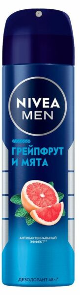 Дезодорант спрей NIVEA MEN Грейпфрут и мята, 150 мл