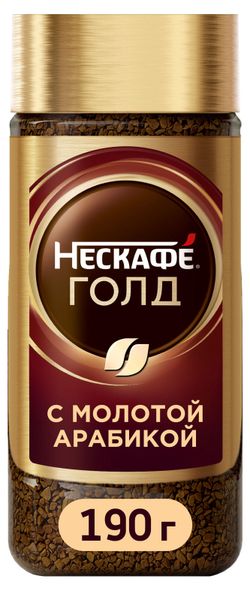 Кофе растворимый «Нескафе» Голд, 190 г