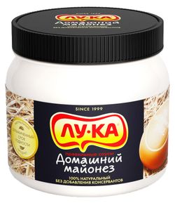 Майонез «Лу-Ка» Домашний натуральный 67% охлажденный, 420 мл