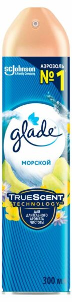 Освежитель воздуха Glade Аэрозоль Морской, 300 мл