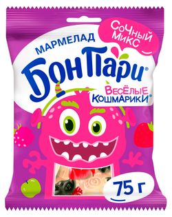 Мармелад жевательный «Бон Пари» Веселые Кошмарики, 75 г