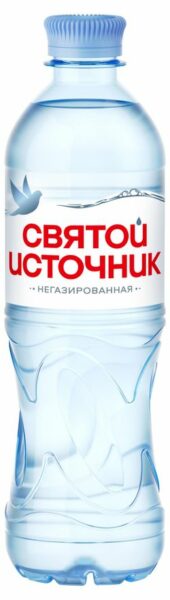 Вода питьевая «Святой Источник» негазированная, 0,5 л