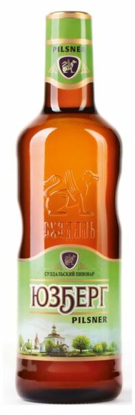 Пиво светлое «Юзберг» Pilsner фильтрованное 4,9%, 470 мл