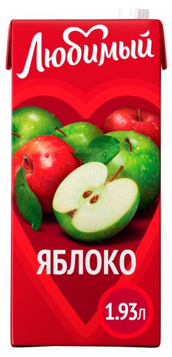 Нектар яблочный «Любимый», 1,93 л