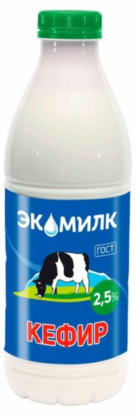 Кефир «Экомилк» 2,5%, 900 мл