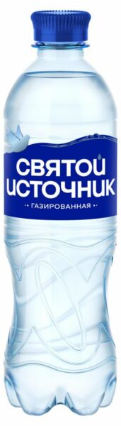 Вода питьевая «Святой Источник» газированная, 0,5 л