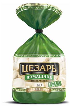 Пельмени «Цезарь» Домашние из свежего мяса ГОСТ, 800 г