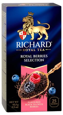 Чай черный RICHARD Royal Berries Selection, 25х2 г