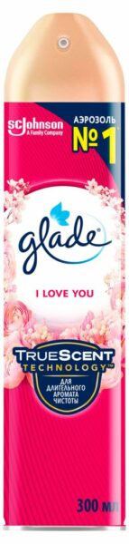 Освежитель воздуха Glade Аэрозоль I Love You, 300 мл