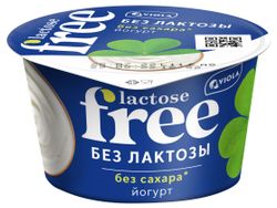 Йогурт густой ложковый Viola Lactose Free натуральный безлактозный без добавления сахара 3,4%, 180 г
