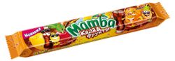 Конфета жевательная Mamba кола и фрукты, 79,5 г