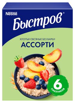 Каша овсяная «Быстров» ассорти, 240 г