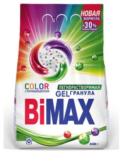 Стиральный порошок Bimax Color Automat для цветного белья, 4,5 кг